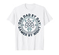 Dog Dad Day Gamer Night Console T-Shirt - Minimalist Print for Adults - T-Shirt, Sweatshirt, Hoodie