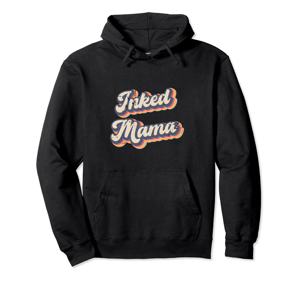 Inked Mama Tattooed Rainbow Hoodie - Graphic Print for Adults - T-Shirt, Sweatshirt, Hoodie