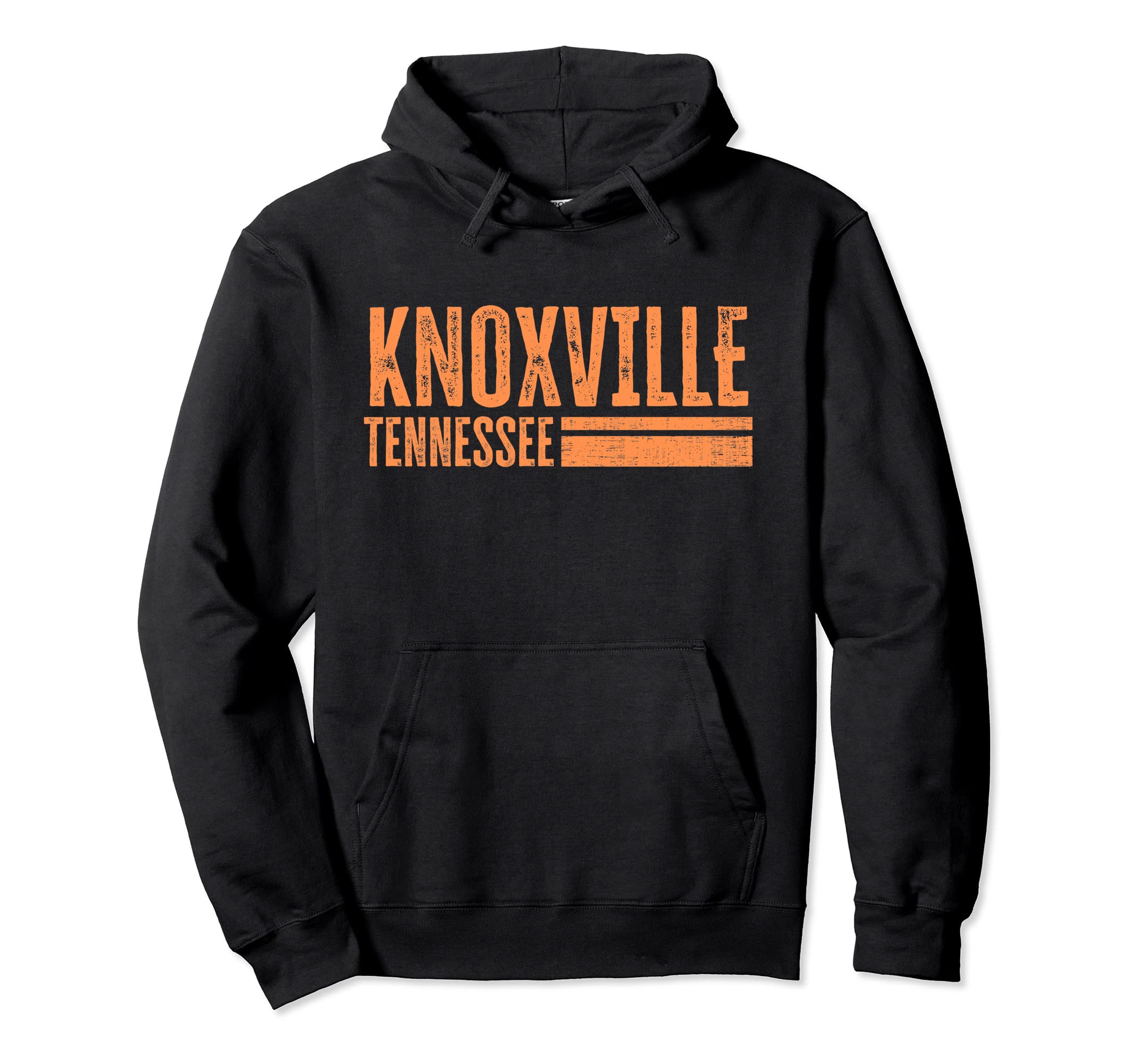 Knoxville Tennessee Distressed Hoodie - Casual Everyday Wear Unisex - T-Shirt, Sweatshirt, Hoodie