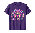 Twelve 12Th Birthday Rainbow Boho 12 Years T-Shirt - Graphic Print Unisex - T-Shirt, Sweatshirt, Hoodie