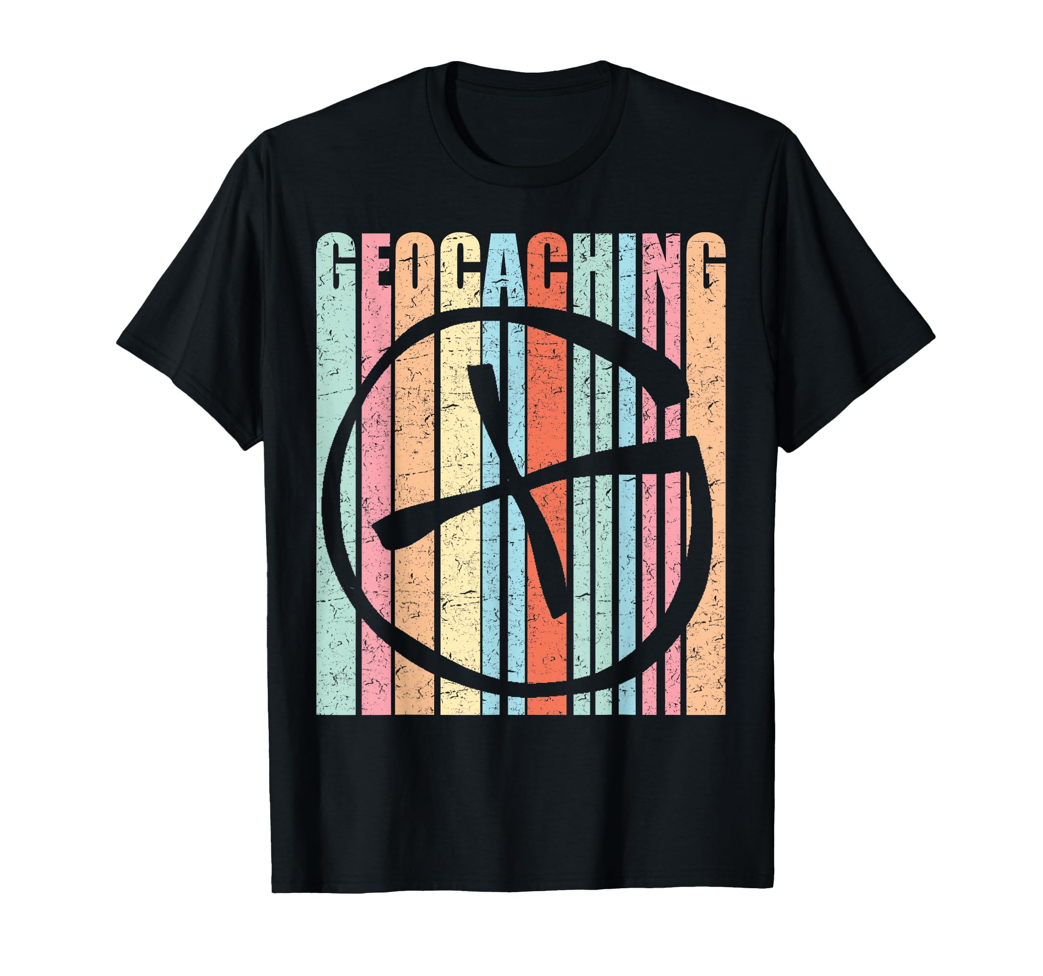 Geocaching Funny Geocaching Distressed T-Shirt - Unique Graphic Men Women - T-Shirt, Sweatshirt, Hoodie