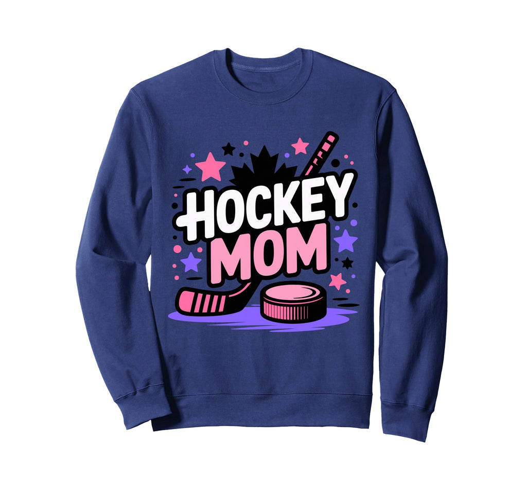 Hockey Mom Mama Rink Life Game Day Sweatshirt - Novelty Apparel for Adults - T-Shirt, Sweatshirt, Hoodie