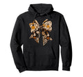 Coquette Bow Boho Floral Fall Hoodie - Fun Novelty Design for Adults - T-Shirt, Sweatshirt, Hoodie