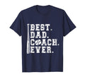 Best Coach Dad Ever Baseball Coach Fathers T-Shirt - Unique Graphic Unisex - T-Shirt, Sweatshirt, Hoodie