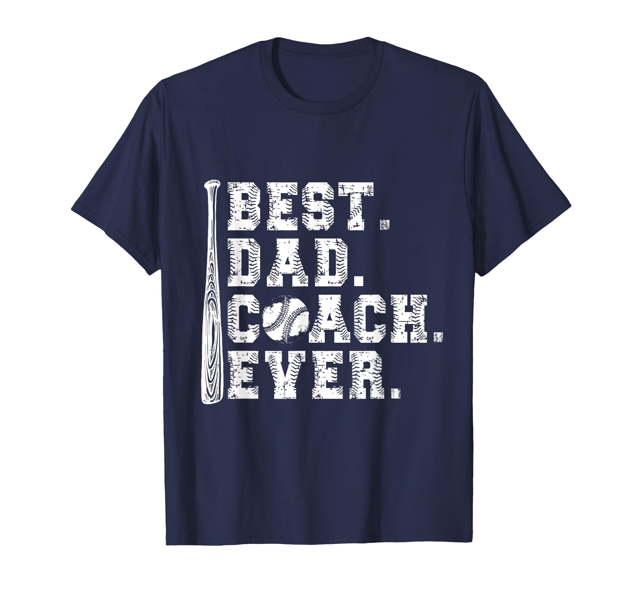 Best Coach Dad Ever Baseball Coach Fathers T-Shirt - Unique Graphic Unisex - T-Shirt, Sweatshirt, Hoodie