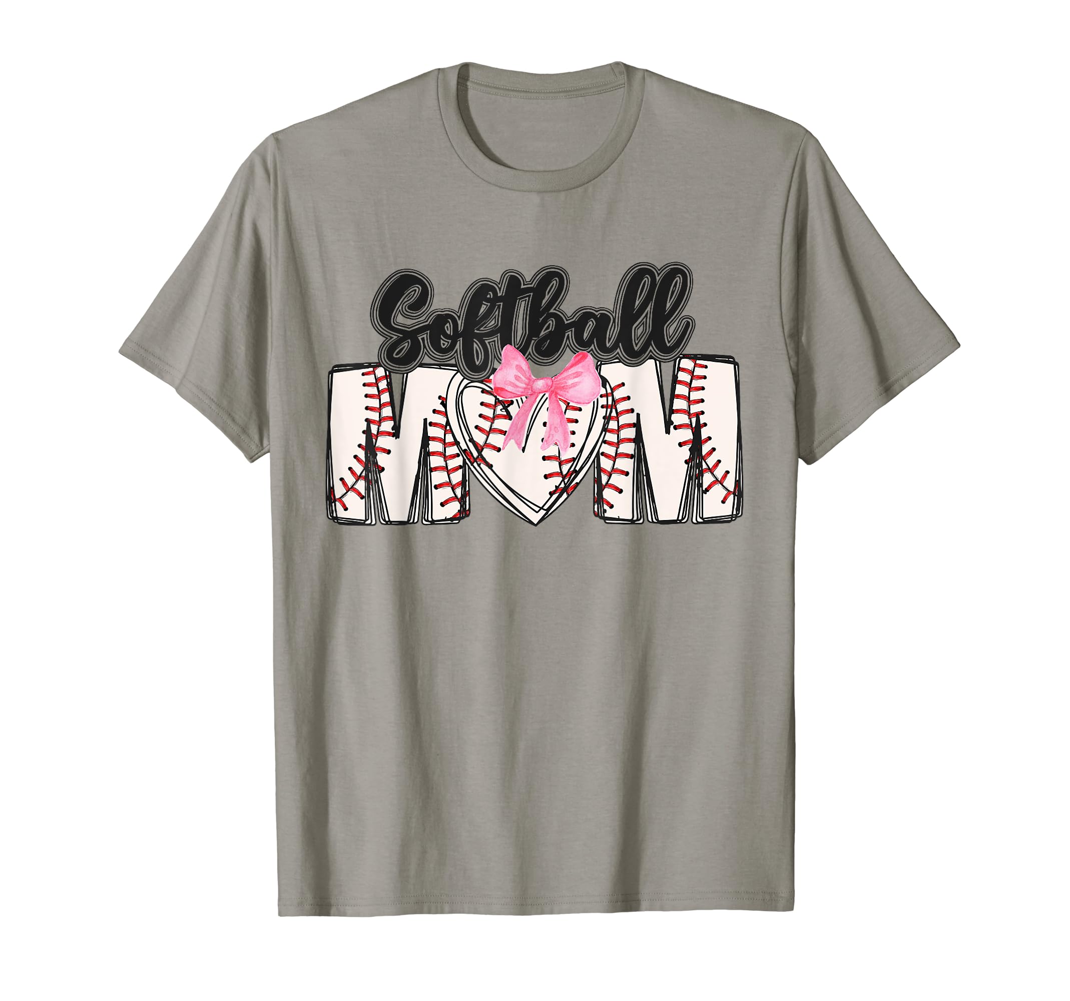 Baseball Mom Coquette Mothers Day T-Shirt - Novelty Apparel for Adults - T-Shirt, Sweatshirt, Hoodie