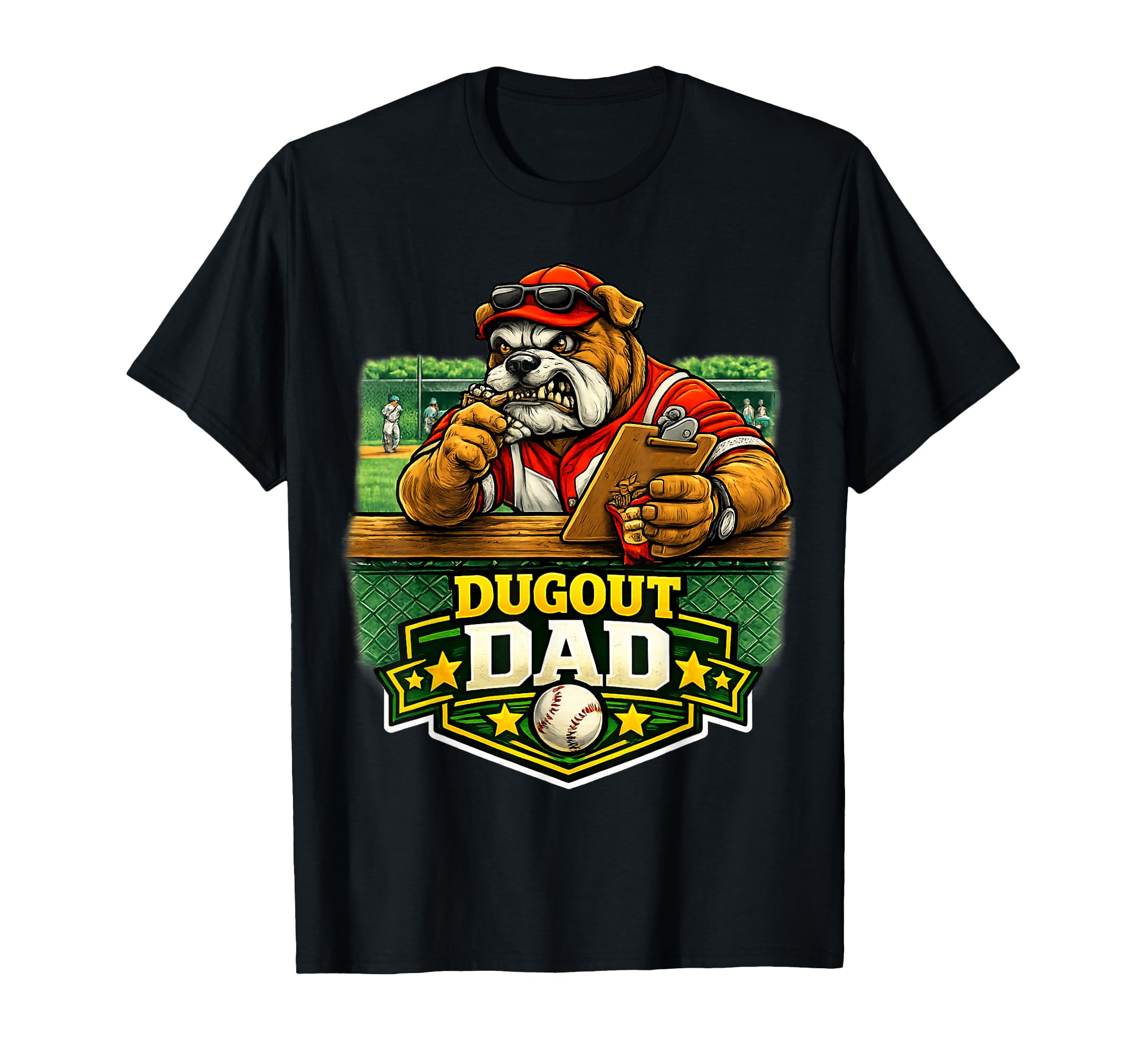 Dugout Dad Baseball Parent Game Day T-Shirt - Streetwear Style Men Women - T-Shirt, Sweatshirt, Hoodie