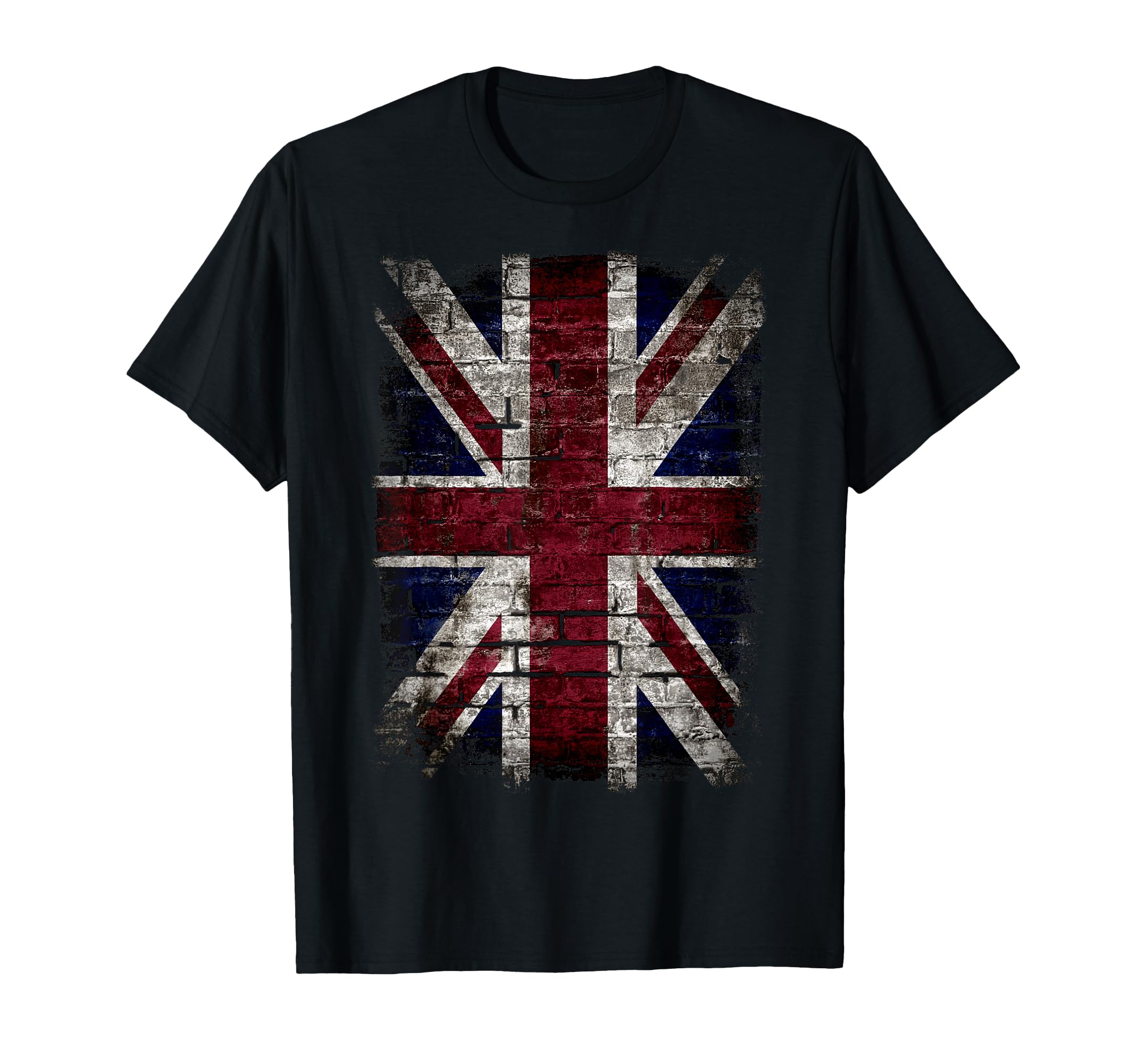 Grunge British Flag Uk Distress Punk T-Shirt - Streetwear Style Unisex - T-Shirt, Sweatshirt, Hoodie