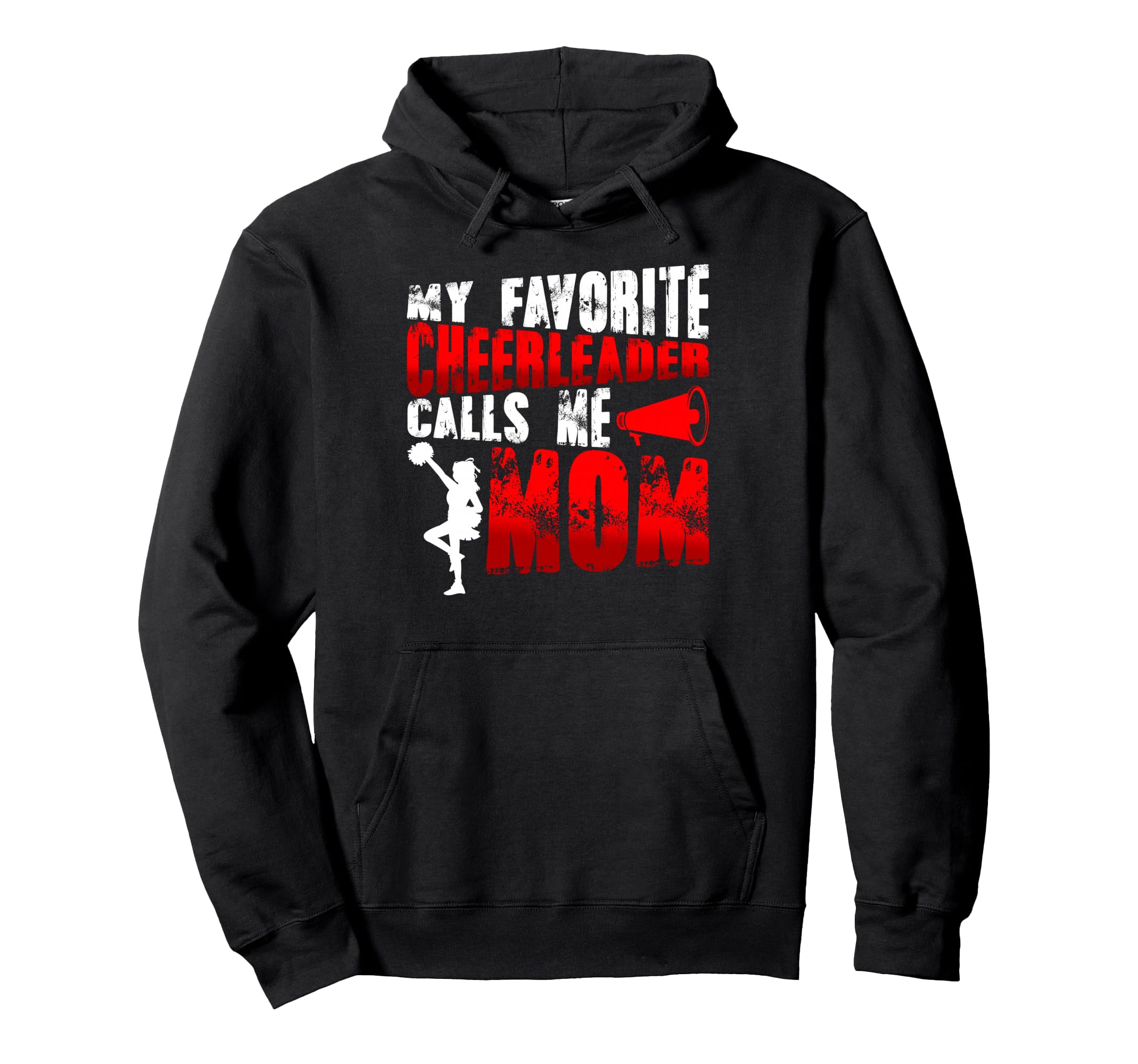 My Favorite Cheerleader Calls Me Mom Hoodie - Aesthetic Graphic Men Women - T-Shirt, Sweatshirt, Hoodie