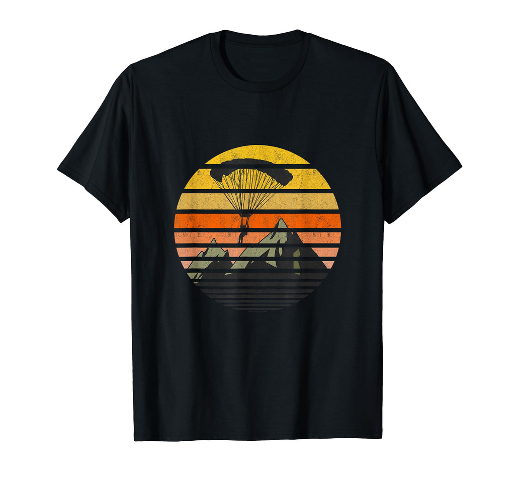 Paragliding Paraglider Sunset T-Shirt - Novelty Apparel Unisex - T-Shirt, Sweatshirt, Hoodie
