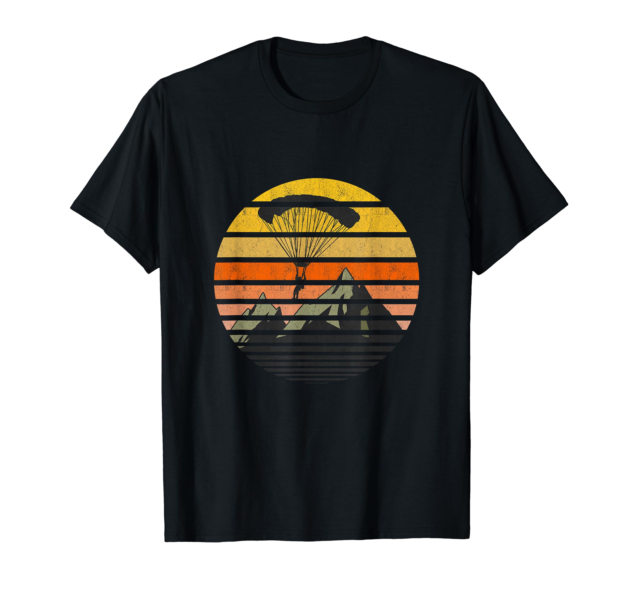 Paragliding Paraglider Sunset T-Shirt - Novelty Apparel Unisex - T-Shirt, Sweatshirt, Hoodie