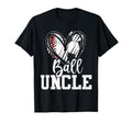 Ball Uncle Heart Baseball Soccer Ball Hoodie - Custom Art Print for Adults - T-Shirt, Sweatshirt, Hoodie