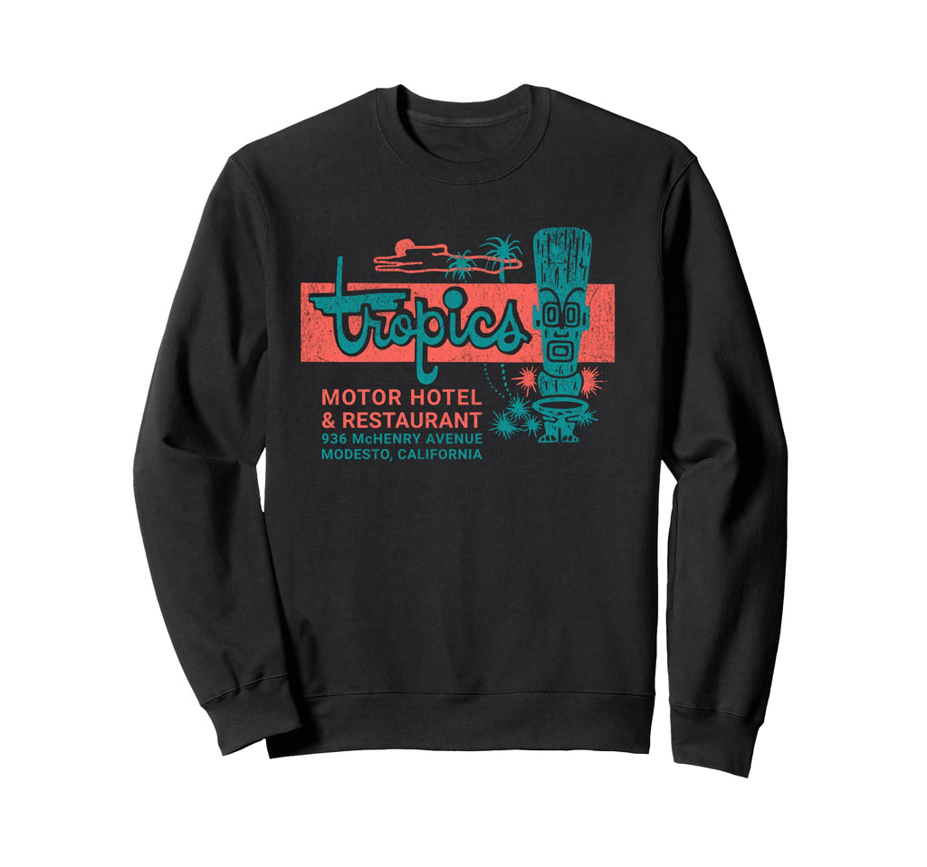 Hotel Matchbook Tropics Motor Hotel Sweatshirt - Novelty Apparel Men Women - T-Shirt, Sweatshirt, Hoodie