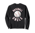 Proud Baseball Uncle Baseball Player Sweatshirt - Graphic Print for Adults - T-Shirt, Sweatshirt, Hoodie