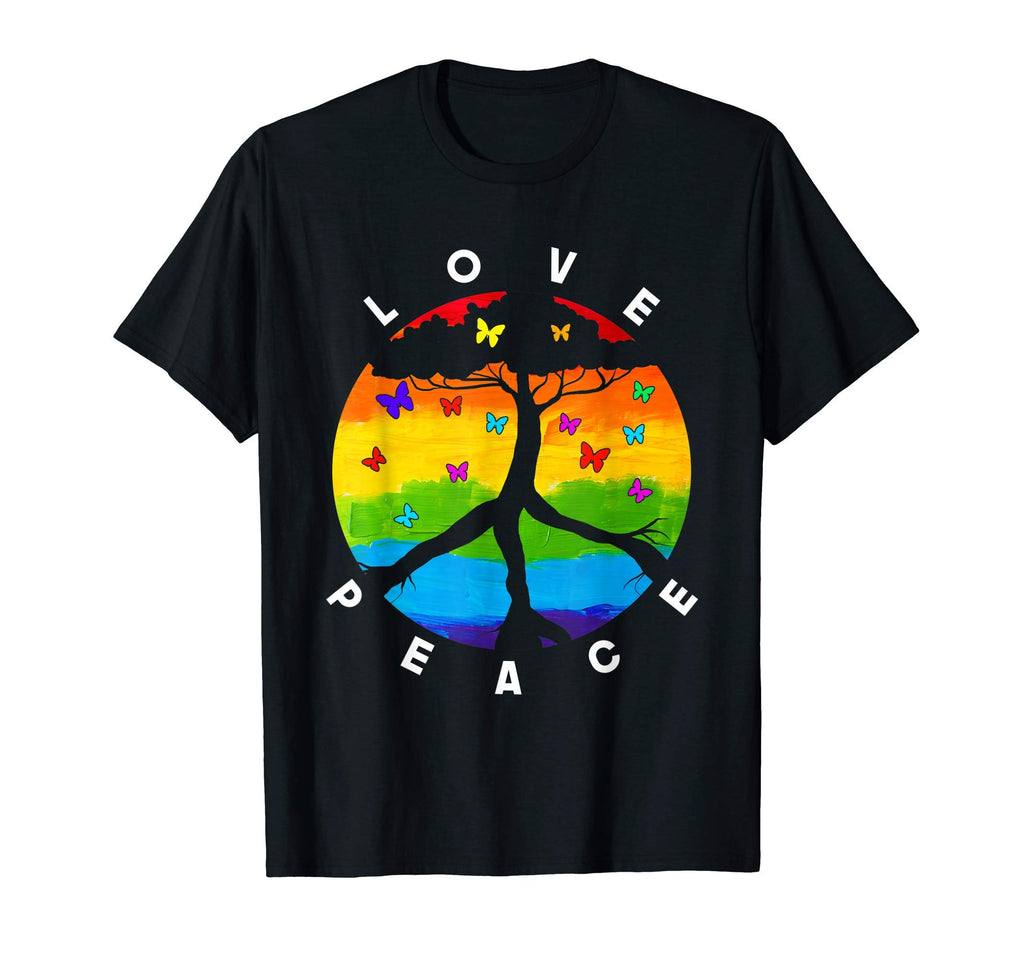 Pride Month Peace Love Lgbt Gift Peace T-Shirt - Aesthetic Graphic Unisex - T-Shirt, Sweatshirt, Hoodie