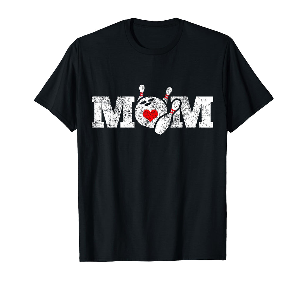 Mom Mama Bowling Sports T-Shirt - Minimalist Print for Adults - T-Shirt, Sweatshirt, Hoodie