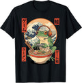 Funny Frog Japanese Gamer Ramen Anime Apparel - Adult & Kids T-Shirts, Sweatshirts & Hoodies apparel design preview 1