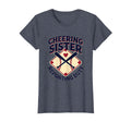 Cheering Sister Reporting Duty Baseball T-Shirt - Minimalist Print Unisex - T-Shirt, Sweatshirt, Hoodie