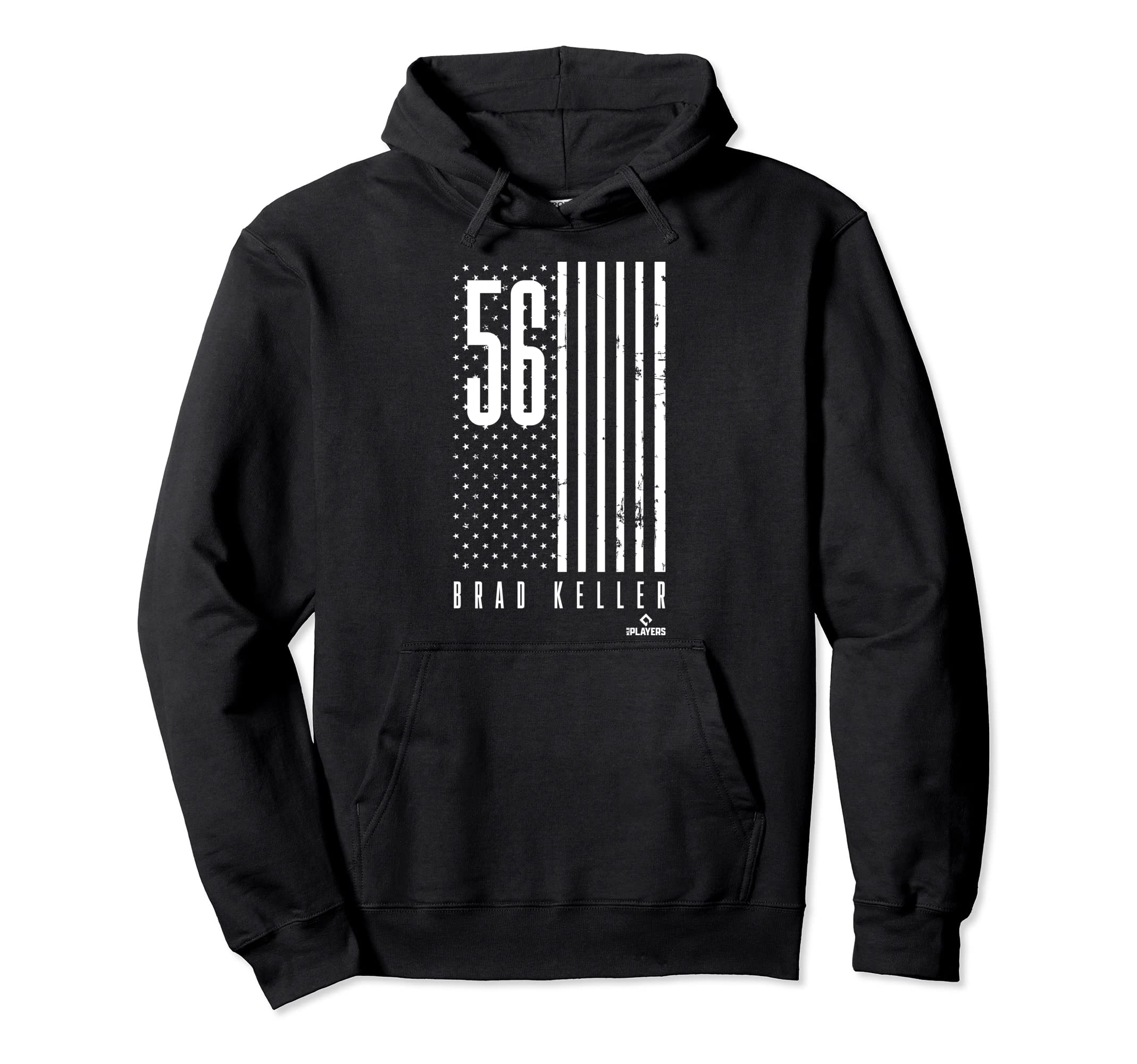 Brad Keller American Flag Mlbpa Kansas Hoodie - Graphic Print for Adults - T-Shirt, Sweatshirt, Hoodie