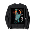 Japan Anime Crow Gothic Vaporwave Sweatshirt - Fun Novelty Design Unisex - T-Shirt, Sweatshirt, Hoodie