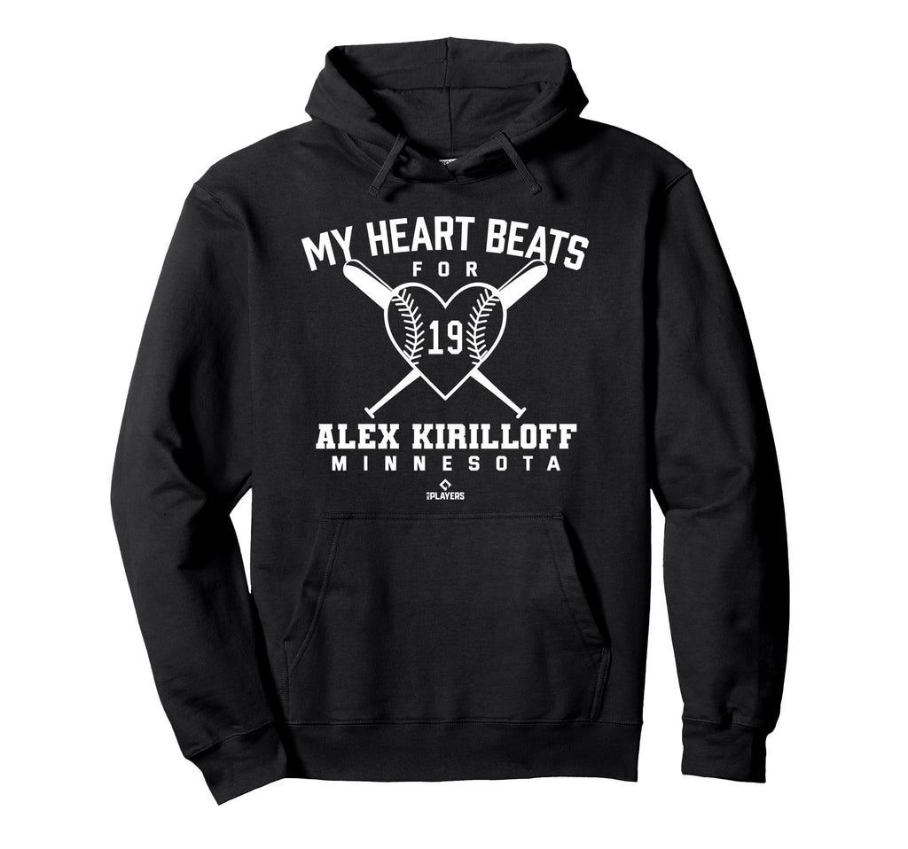My Heart Beats Alex Kirilloff Hoodie - Minimalist Print Men Women - T-Shirt, Sweatshirt, Hoodie