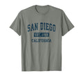 San Diego California Ca Sports Navy T-Shirt - Trendy Graphic for Adults - T-Shirt, Sweatshirt, Hoodie