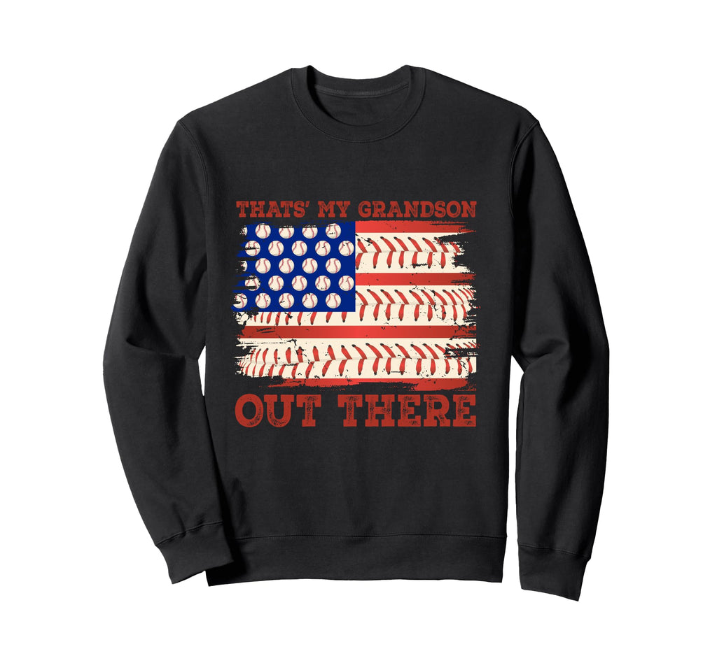 Baseball Usa Flag Practice Game Sweatshirt - Fun Novelty Design Men Women - T-Shirt, Sweatshirt, Hoodie