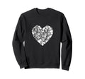 Camera Lens Heart Dslr Sweatshirt - Minimalist Print for Adults - T-Shirt, Sweatshirt, Hoodie