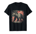 Grizzly Bear Distressed Patriotic T-Shirt - Trendy Graphic for Adults - T-Shirt, Sweatshirt, Hoodie