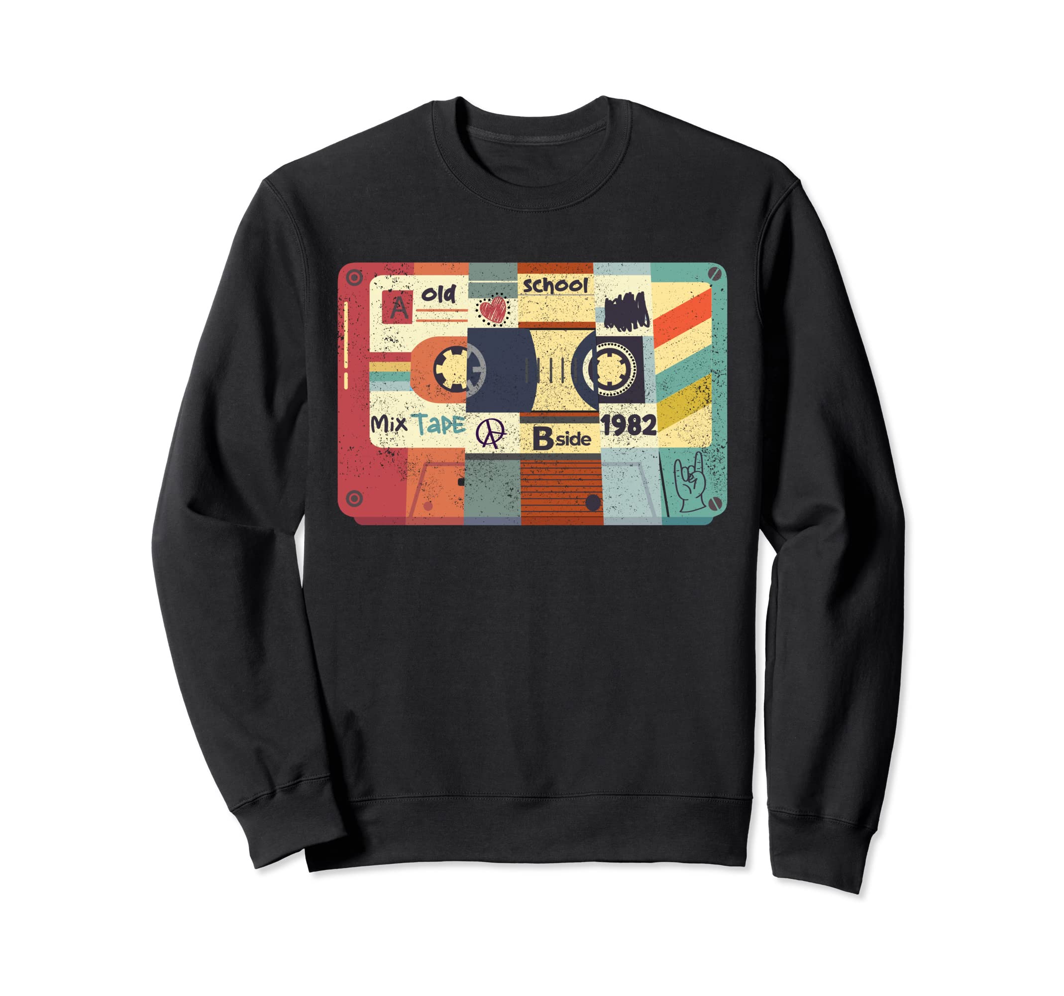 80S Mixtape I Love 80S Cassette Sweatshirt - Novelty Apparel Men Women - T-Shirt, Sweatshirt, Hoodie