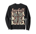 Checkered Coquette Baseball Mama Sweatshirt - Streetwear Style Men Women - T-Shirt, Sweatshirt, Hoodie