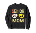 Senior Mom Class 2023 Baseball Sweatshirt - Aesthetic Graphic Unisex - T-Shirt, Sweatshirt, Hoodie