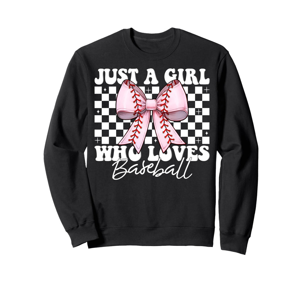 Just Who Loves Baseball Mom Sweatshirt - Minimalist Print Men Women - T-Shirt, Sweatshirt, Hoodie
