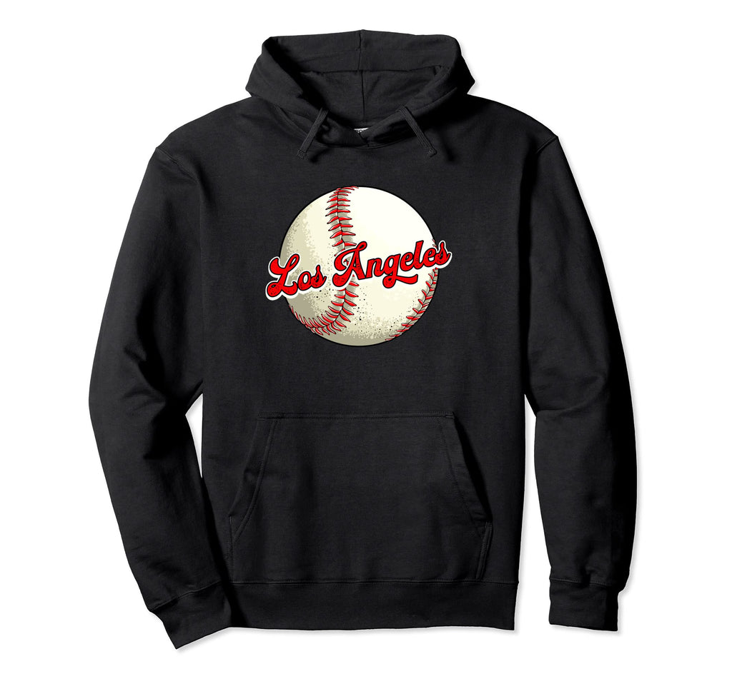 Baseball Lover Mom Dad Los Angeles Hoodie - Unique Graphic Men Women - T-Shirt, Sweatshirt, Hoodie