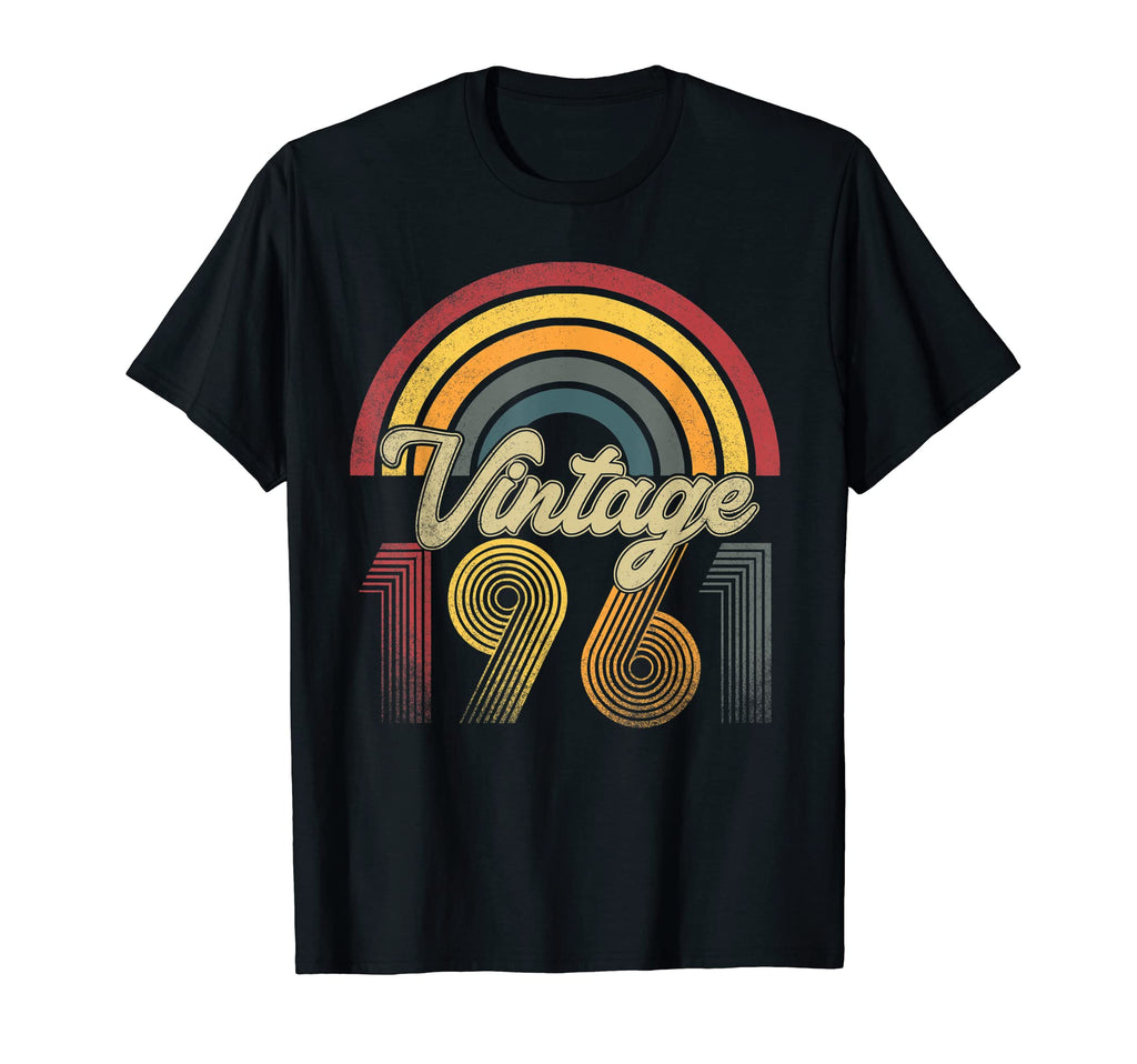 1961 60Th Birthday Gift Rainbow T-Shirt - Graphic Print for Adults - T-Shirt, Sweatshirt, Hoodie