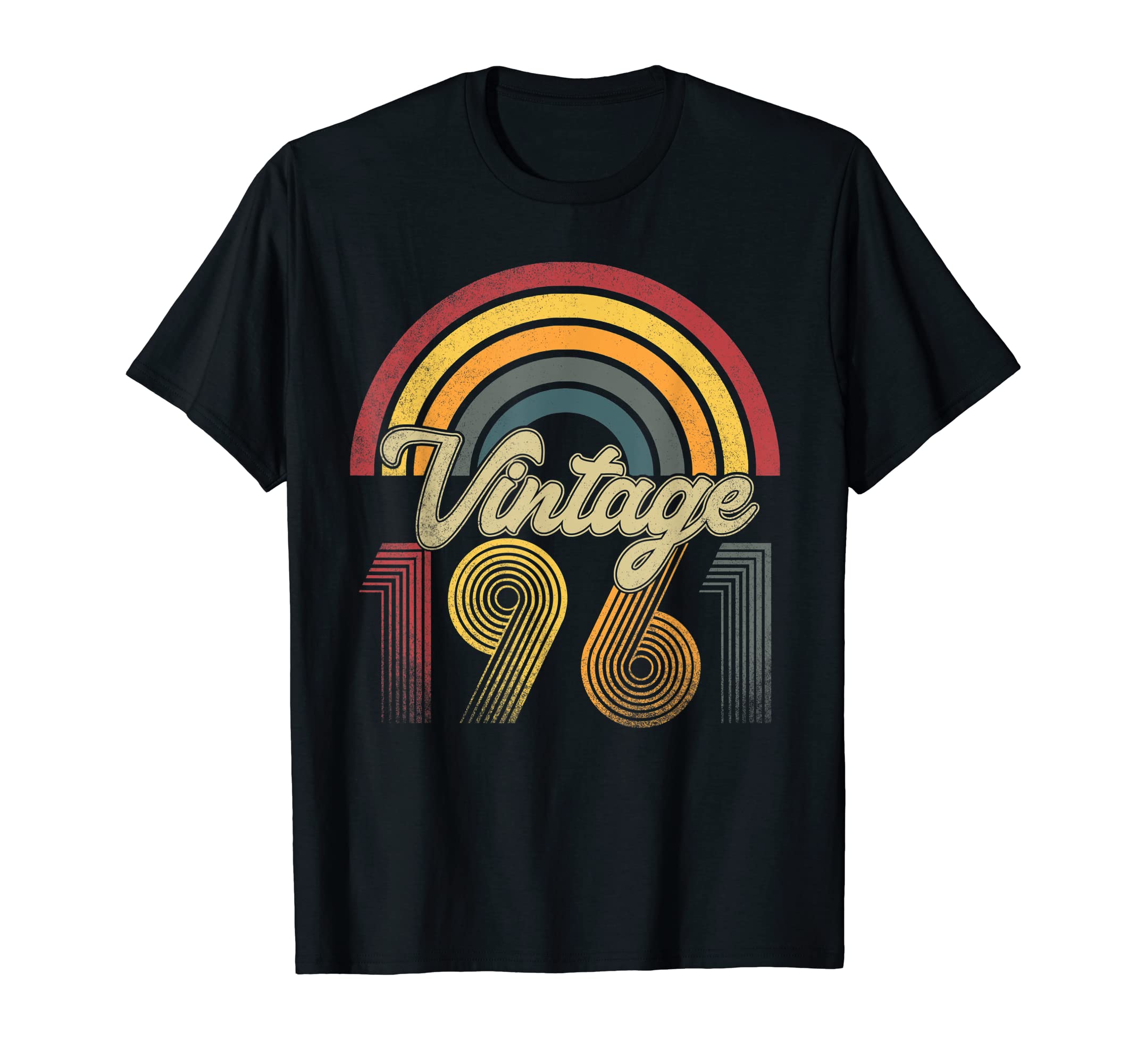 1961 62Nd Birthday Gift Rainbow T-Shirt - Streetwear Style Unisex - T-Shirt, Sweatshirt, Hoodie