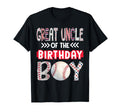 Great Uncle Birthday Baseball Family Squad T-Shirt - Trendy Graphic Unisex - T-Shirt, Sweatshirt, Hoodie