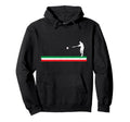Italian Flag Baseball Player Coach Hoodie - Custom Art Print for Adults - T-Shirt, Sweatshirt, Hoodie