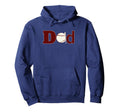Baseball Dad Ball Player Dads Fathers Hoodie - Fun Novelty Design Unisex - T-Shirt, Sweatshirt, Hoodie