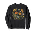 Boho Wildflowers Watercolor Floral Sweatshirt - Trendy Graphic Men Women - T-Shirt, Sweatshirt, Hoodie