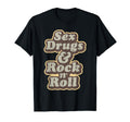 Sex Drugs Rock N Roll Music Singer T-Shirt - Minimalist Print for Adults - T-Shirt, Sweatshirt, Hoodie