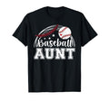 Baseball Aunt Proud Auntie T-Shirt - Fun Novelty Design for Adults - T-Shirt, Sweatshirt, Hoodie