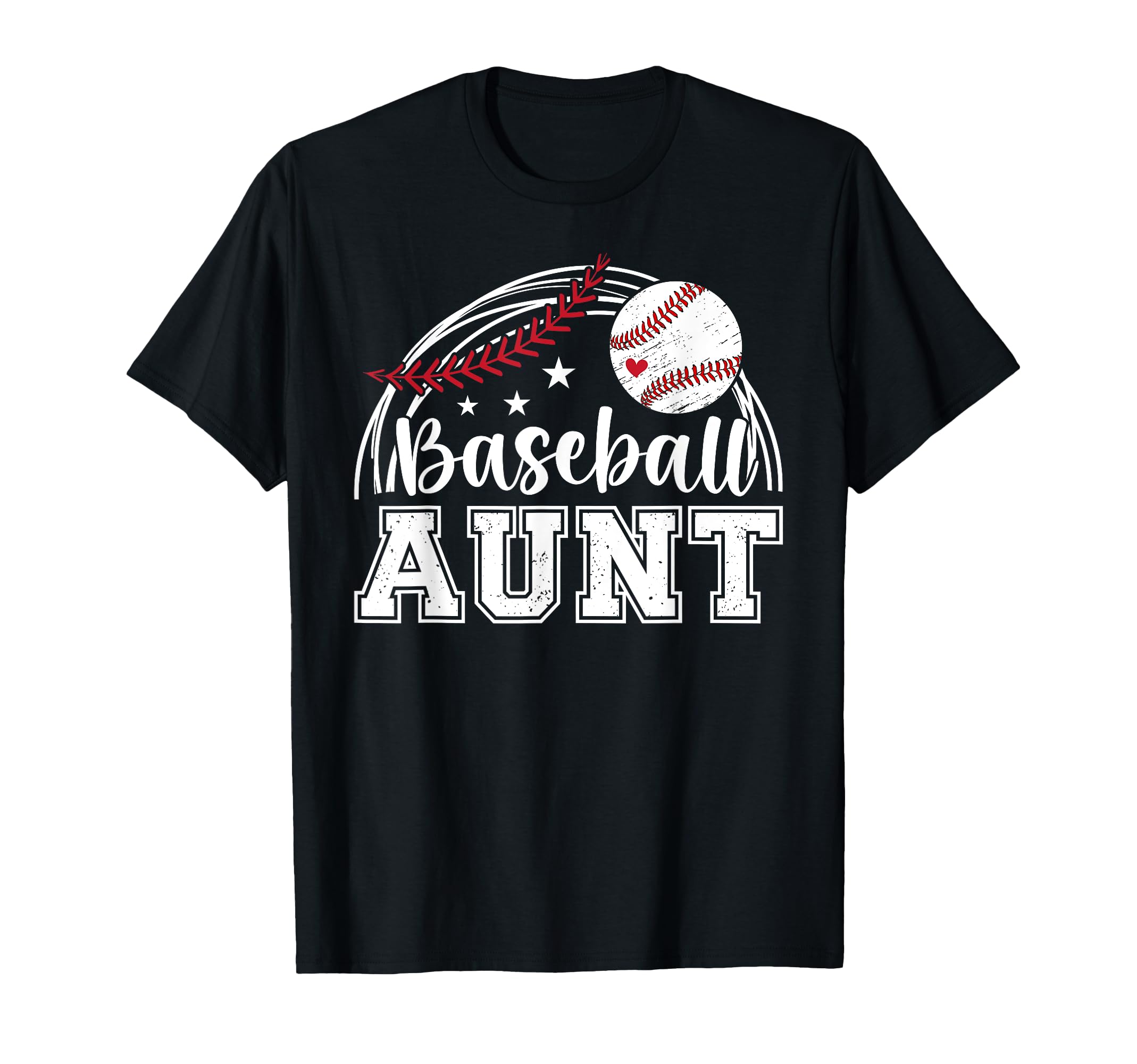 Baseball Aunt Proud Auntie T-Shirt - Fun Novelty Design for Adults - T-Shirt, Sweatshirt, Hoodie