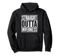 Straight Outta Inverness Distressed Hoodie - Graphic Print for Adults - T-Shirt, Sweatshirt, Hoodie