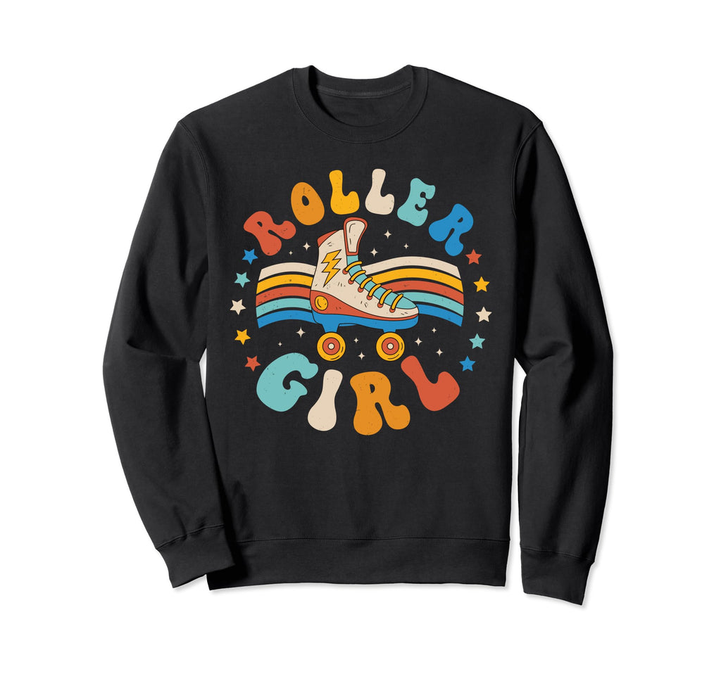 Roller Skater Skating 70S 80S Sweatshirt - Minimalist Print Men Women - T-Shirt, Sweatshirt, Hoodie