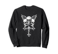 Skull Cross Y2K Goth Alt Grunge Gothic Sweatshirt - Trendy Graphic Unisex - T-Shirt, Sweatshirt, Hoodie