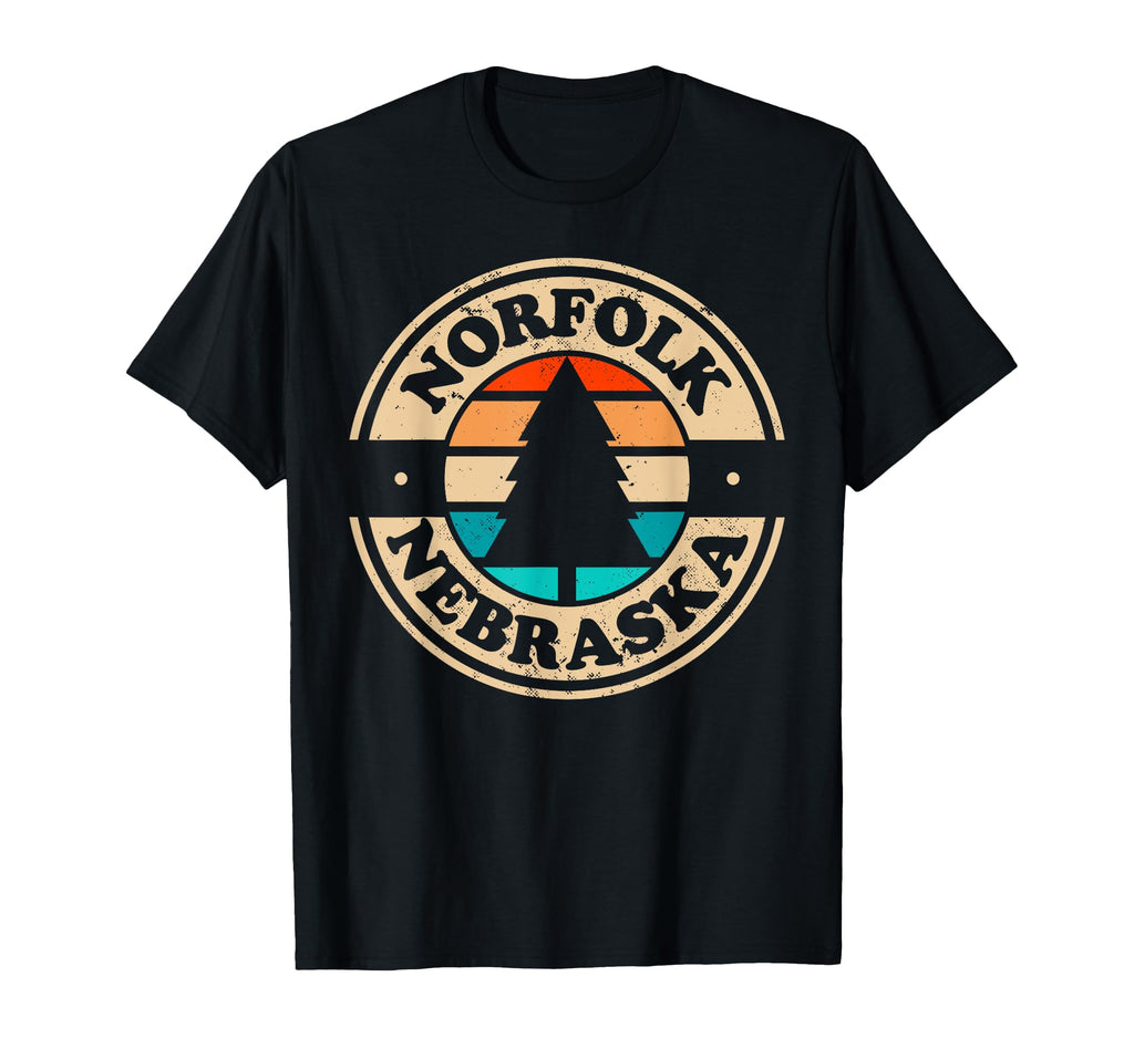 Norfolk Nebraska Ne 70S Souvenir 80S T-Shirt - Novelty Apparel Unisex - T-Shirt, Sweatshirt, Hoodie