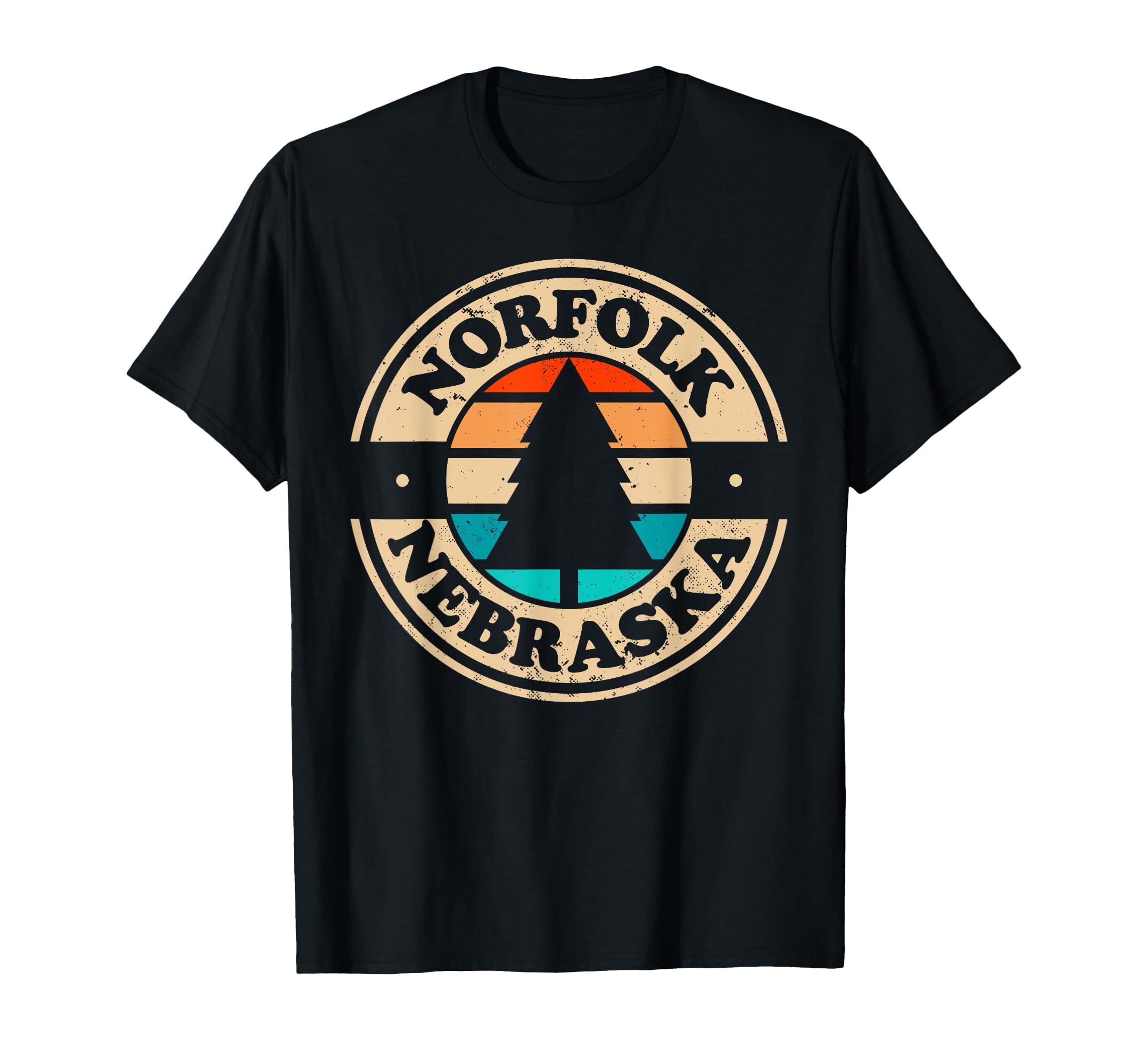 Norfolk Nebraska Ne 70S Souvenir 80S T-Shirt - Novelty Apparel Unisex - T-Shirt, Sweatshirt, Hoodie