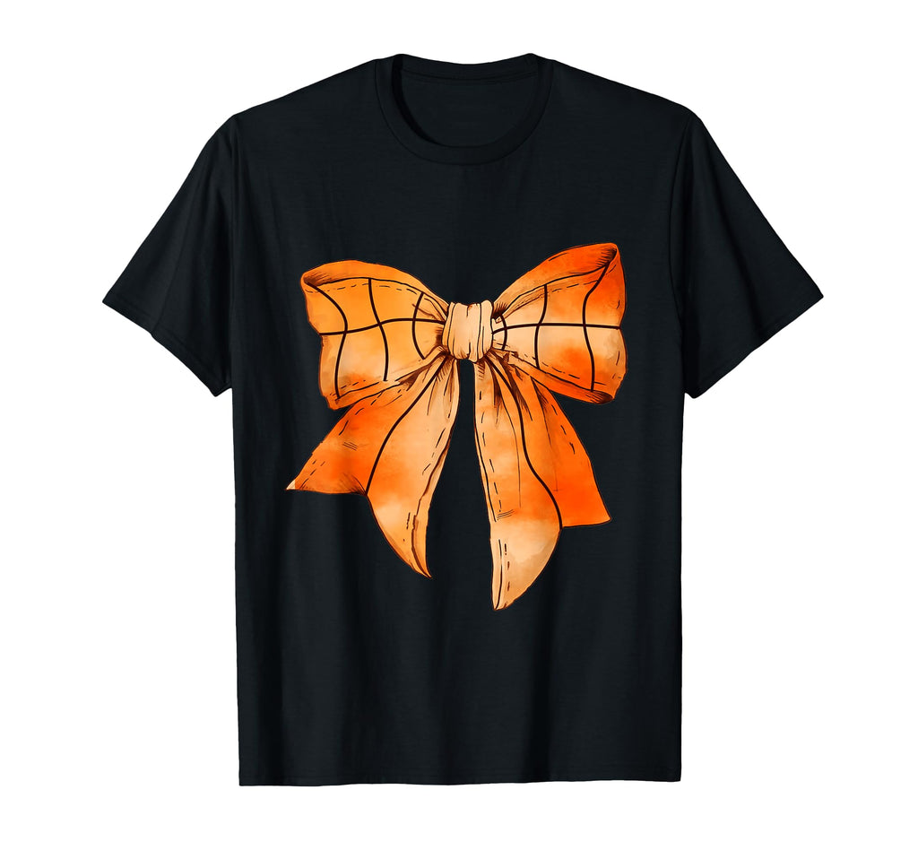 Basketball Mom Coquette Bow T-Shirt - Casual Everyday Wear for Adults - T-Shirt, Sweatshirt, Hoodie