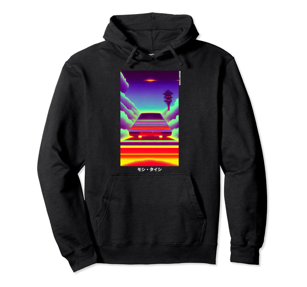 90S Synthwave Japanese Vaporwave Art Otaku Hoodie - Trendy Graphic Unisex - T-Shirt, Sweatshirt, Hoodie